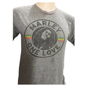Bob Marley One Love Zion Rootswear Gray T-shirt